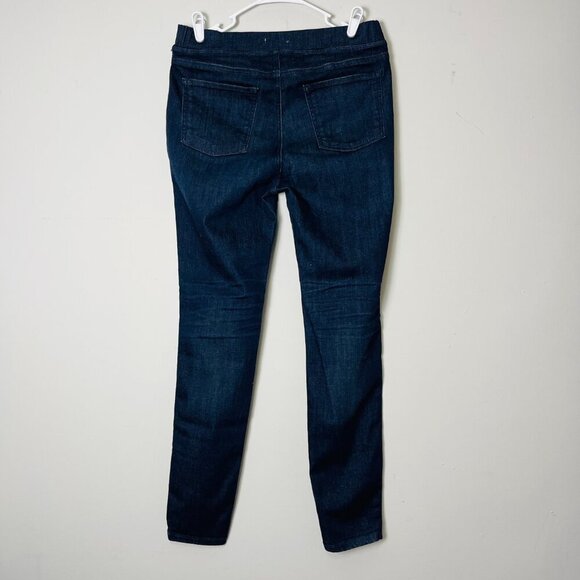 Eileen Fisher Jeggings Women Small Petite‎ Dark Wash Denim Look Stretch Comfy - Picture 2 of 12